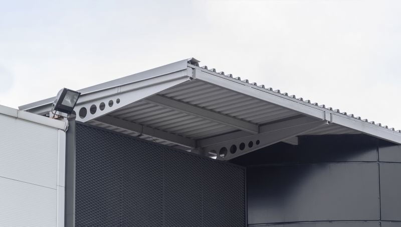 Metal Awning Installation detail